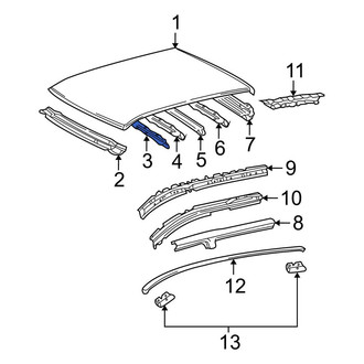 Toyota OE - Roof Bow