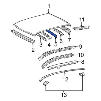 Toyota OE - Roof Bow
