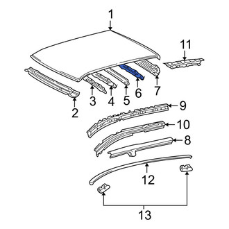 Toyota OE - Roof Bow