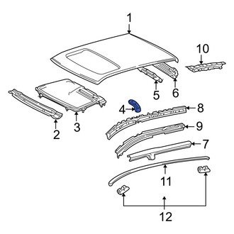 Toyota OE - Sunroof Reinforcement Bracket