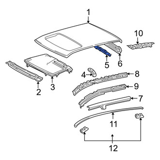 Toyota OE - Roof Bow