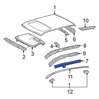 Toyota OE - Left Outer Roof Side Rail