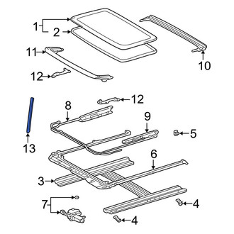 Toyota OE - Front Sunroof Drain Hose