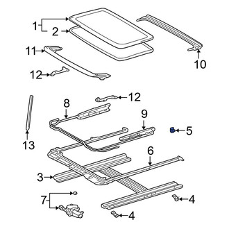 Toyota OE - Sunroof Stopper