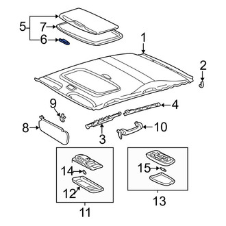 Toyota OE - Sunroof Handle