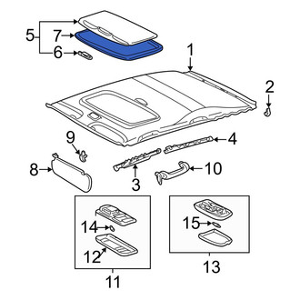Toyota OE - Sunroof Molding