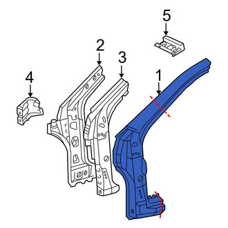 Toyota OE - Left Outer Body A-Pillar