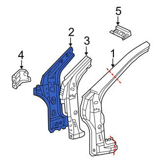 Toyota OE - Left Inner Body A-Pillar