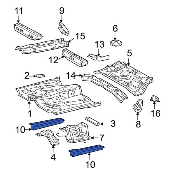 Floor Side Rail