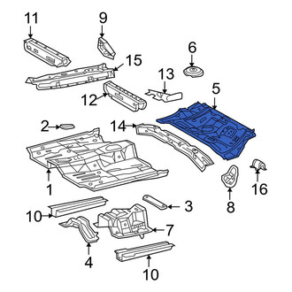 Toyota OE - Center Floor Pan