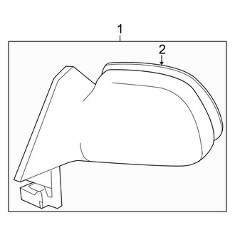 Toyota OE - Front Door - Outside Mirrors