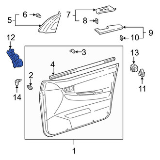 Toyota OE - Front Left Door Window Lock-Out Switch
