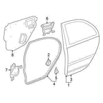 Toyota OE - Rear Door - Door & Components