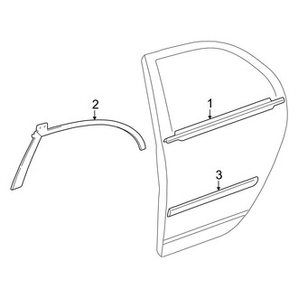 Toyota OE - Rear Door - Exterior Trim