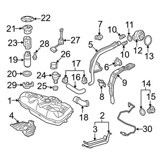 Toyota OE - Fuel System Components