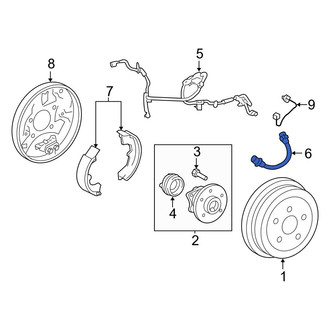 Toyota OE - Rear Brake Hydraulic Hose