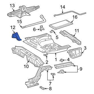 Toyota OE - Rear Left Suspension Shock Absorber Mount