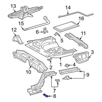 Toyota OE - Frame Side Member Brace
