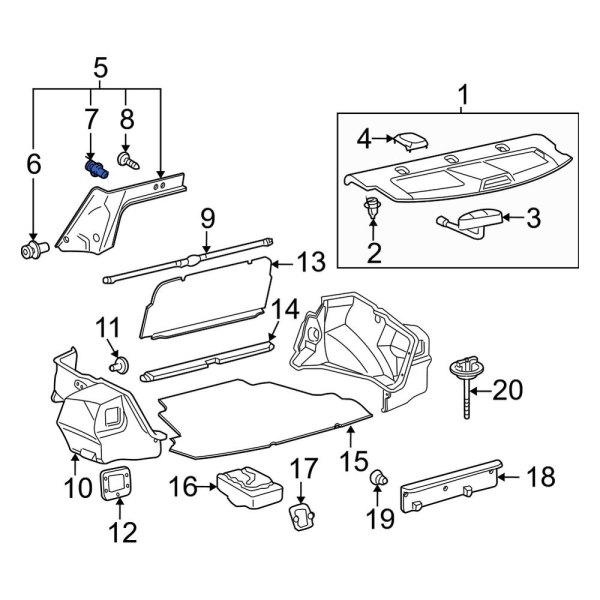 Partition Panel Clip