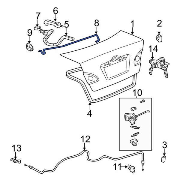 Trunk Torque Rod