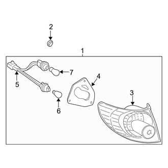 Toyota OE - Rear Lamps - Combination Lamps