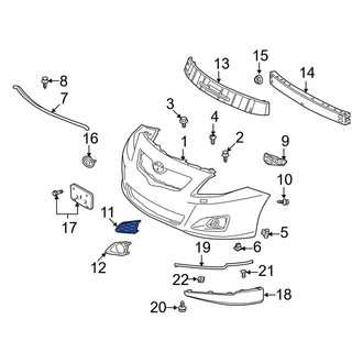Toyota OE - Front Right Jack Plug Cover