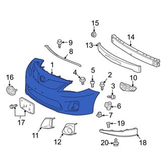 Toyota OE - Front Bumper Cover