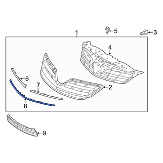 Toyota OE - Front Lower Grille Molding