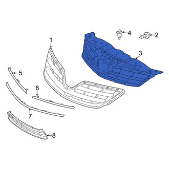 Toyota OE - Front Inner Grille