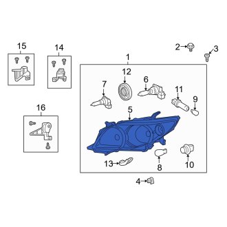 Toyota OE - Front Left Headlight