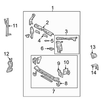 Toyota OE - Radiator Support (Japan Built)