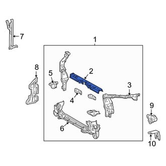 Toyota OE - Front Upper Radiator Support Tie Bar