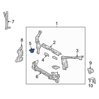 Toyota OE - Right Radiator Support Bracket