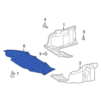 Toyota OE - Front Radiator Support Splash Shield