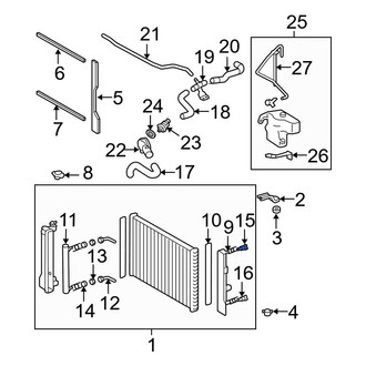 Toyota OE - Upper Radiator Drain Plug