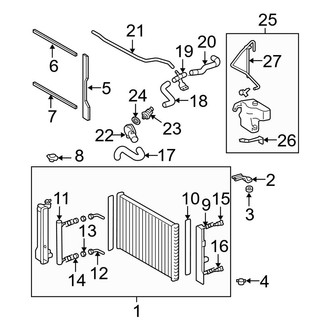Toyota OE - Cooling - Radiator & Components (Japan Built)