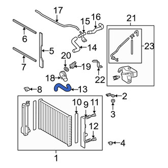 Toyota OE - Lower Radiator Coolant Hose