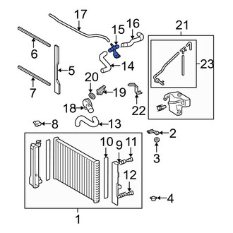 Toyota OE - Engine Coolant Pipe