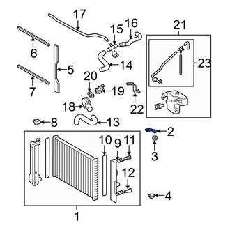 Toyota OE - Radiator Mount Bracket
