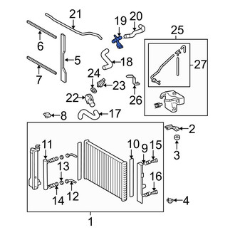Toyota OE - Engine Coolant Pipe