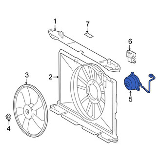 Toyota OE - Engine Cooling Fan Motor