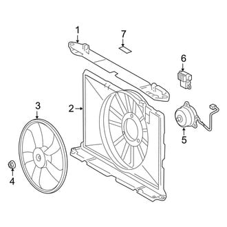 Toyota OE - Cooling Fan (1.8L)