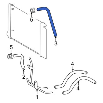 Toyota OE - Automatic Transmission Oil Cooler Hose