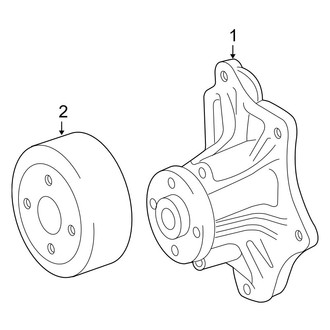 Toyota OE - Cooling - Water Pump (2.4L)