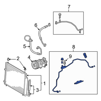 Toyota OE - A/C Refrigerant Hose