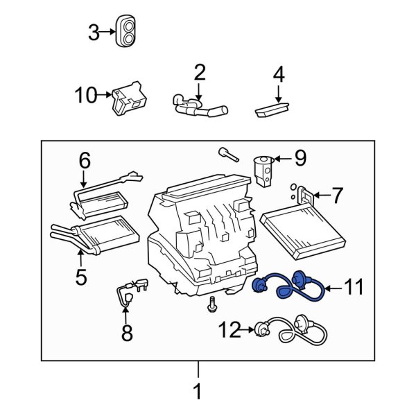 HVAC Blower Control Cable