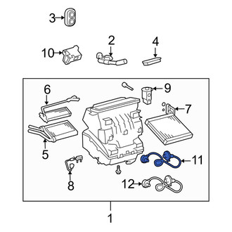Toyota OE - HVAC Blower Control Cable