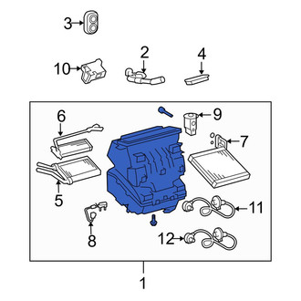 Toyota OE - HVAC Unit Case Assembly