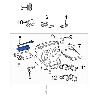 Toyota OE - HVAC Heater Core Heater Element