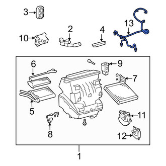 Toyota OE - HVAC System Wiring Harness